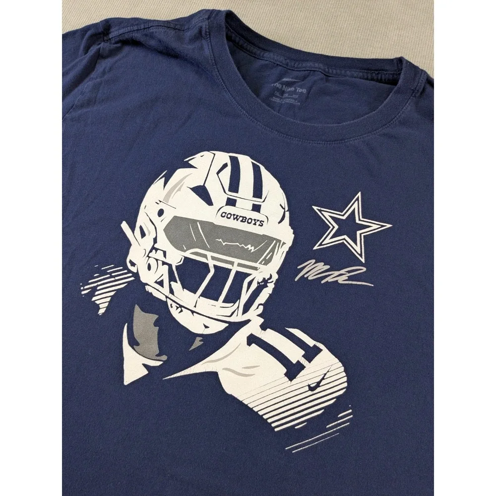 Dallas Cowboys Shirt Mens 2XL Blue Nike Short Sleeve Micah Parsons NFL Football